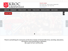 Tablet Screenshot of krocgreenville.org